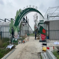 江蘇省揚州市廣陵區(qū)沙頭鎮(zhèn) 草灘圩-智慧農(nóng)業(yè)施工現(xiàn)場